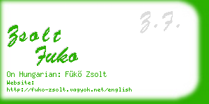 zsolt fuko business card